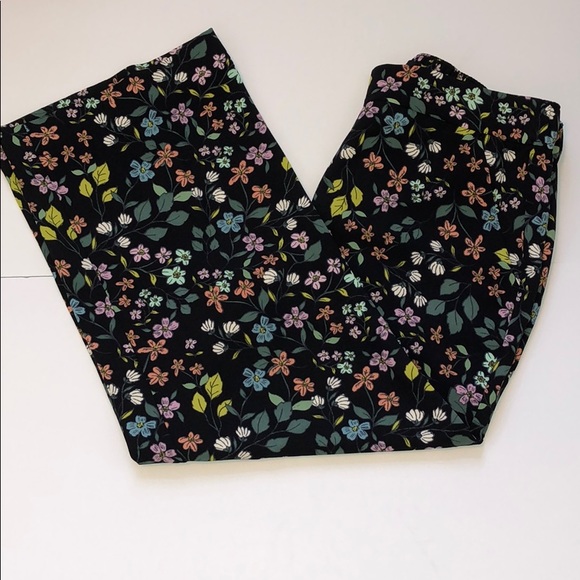 Loft Wide leg Capri pants (F38) - Picture 3 of 5